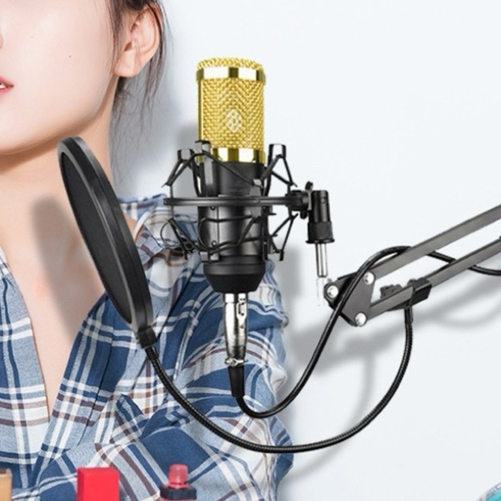 LIVE STREAMING BUNDLE BM-800 Back Pole Large-diaphragm Condenser Microphone Set